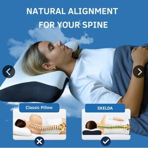 Skelda premium relief pillow — brand new, no box